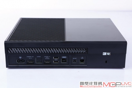 xbox one拥有丰富的接口,包括一个hdmi输入,一个hdmi输出,三个usb(两